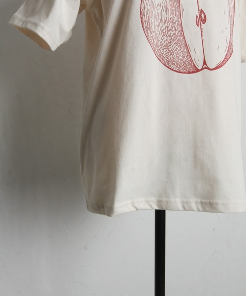 &. NOSTALGIA（アンドドットノスタルジア）の「【ZOZO限定】ロゴプリントTシャツ（Tシャツ/カットソー・レディース・キナリ/オフホワイト・M）」の8枚目の写真