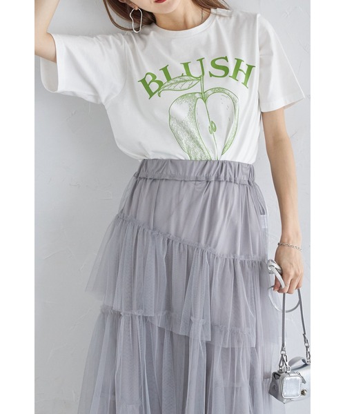 &. NOSTALGIA（アンドドットノスタルジア）の「【ZOZO限定】ロゴプリントTシャツ（Tシャツ/カットソー・レディース・キナリ/オフホワイト・M）」の4枚目の写真
