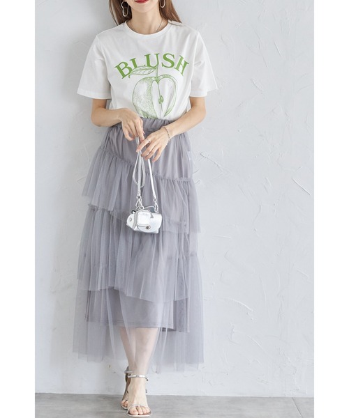 &. NOSTALGIA（アンドドットノスタルジア）の「【ZOZO限定】ロゴプリントTシャツ（Tシャツ/カットソー・レディース・キナリ/オフホワイト・M）」の5枚目の写真