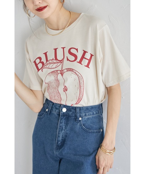 &. NOSTALGIA（アンドドットノスタルジア）の「【ZOZO限定】ロゴプリントTシャツ（Tシャツ/カットソー・レディース・キナリ/オフホワイト・M）」の17枚目の写真