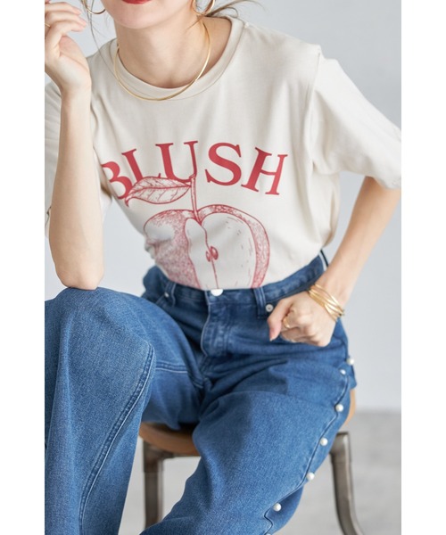 &. NOSTALGIA（アンドドットノスタルジア）の「【ZOZO限定】ロゴプリントTシャツ（Tシャツ/カットソー・レディース・キナリ/オフホワイト・M）」の18枚目の写真