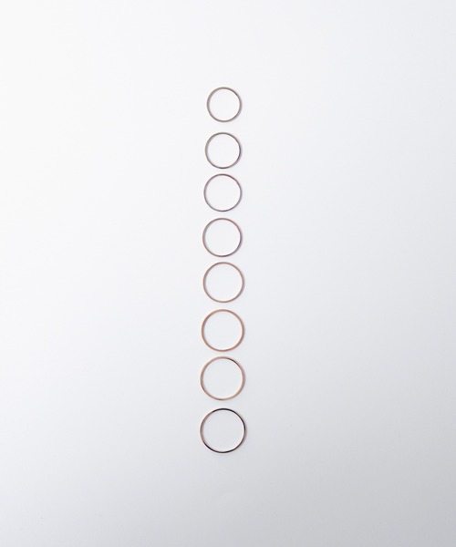 TUWAKRIM(トゥワクリム)の「【TUWAKRIM】Effect ring(リング・レディース・シルバー/ゴールド・LARGE/MEDIUM/SMALL/X-SMALL/XX-SMALL/XXX-SMALL/XX-LARGE/X-LARGE)」の6枚目の写真