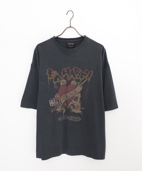 エドハーディEdHardy●人気スカル半袖Tシャツビッグシルエット Ed Hardy（エドハーディー）の「『ED HARDY/エドハーディー