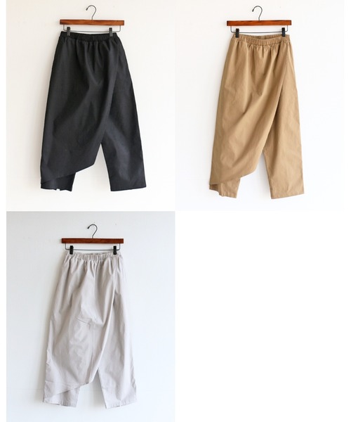 Vieo(ヴィオ)の「ずっと、はける。重なるコットンパンツ(その他パンツ・レディース・ベージュ/ブラック/ライトグレー・FREE)」の19枚目の写真