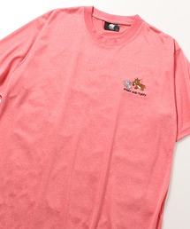 Tom＆Jerry（トムアンドジェリー）の「【TOM & JERRY/トムとジェリー】左胸ワンポイント刺繍半袖Tシャツ(吸汗速乾）（Tシャツ/カットソー・メンズ）」