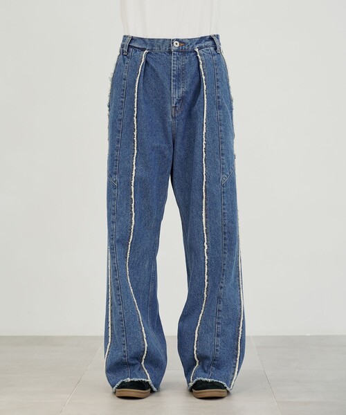 PUBLIC TOKYO（パブリックトウキョウ）の「PUBLIC DENIM フリンジ