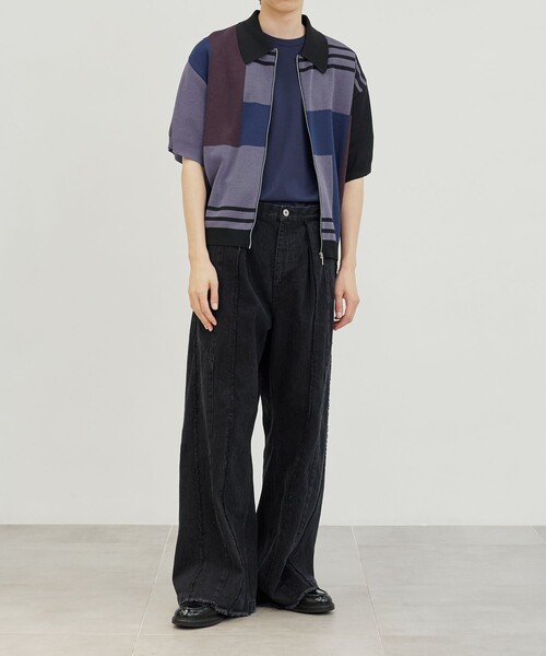 PUBLIC TOKYO（パブリックトウキョウ）の「PUBLIC DENIM フリンジ