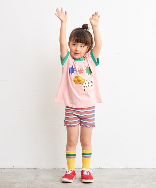 HOGAN RANCH WEAR(ホーガンランチウエア)の「リンガープリントTシャツ(kids/XS~LL)(Tシャツ/カットソー・キッズ・ミント/ピンク/オフホワイト・L/M/S/XS/LL)」の7枚目の写真