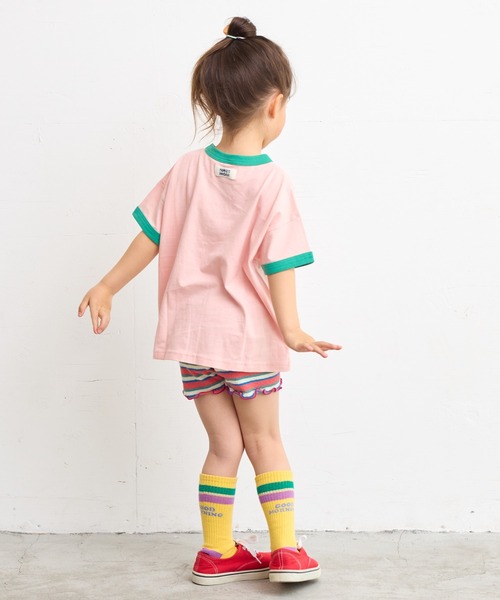 HOGAN RANCH WEAR(ホーガンランチウエア)の「リンガープリントTシャツ(kids/XS~LL)(Tシャツ/カットソー・キッズ・ミント/ピンク/オフホワイト・L/M/S/XS/LL)」の8枚目の写真