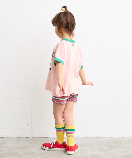 HOGAN RANCH WEAR(ホーガンランチウエア)の「リンガープリントTシャツ(kids/XS~LL)(Tシャツ/カットソー・キッズ・ミント/ピンク/オフホワイト・L/M/S/XS/LL)」の9枚目の写真