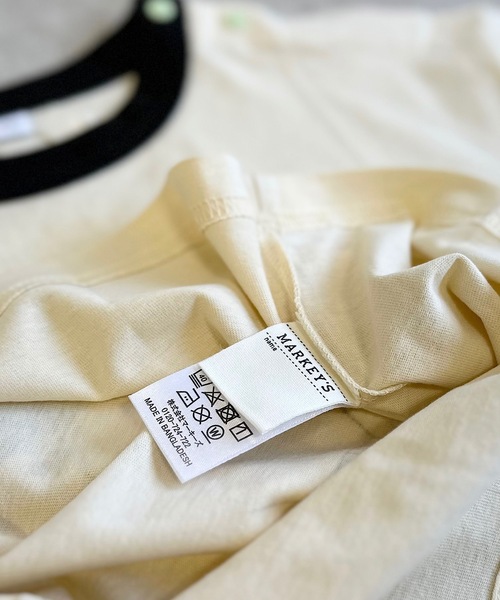 HOGAN RANCH WEAR(ホーガンランチウエア)の「リンガープリントTシャツ(kids/XS~LL)(Tシャツ/カットソー・キッズ・ミント/ピンク/オフホワイト・L/M/S/XS/LL)」の5枚目の写真