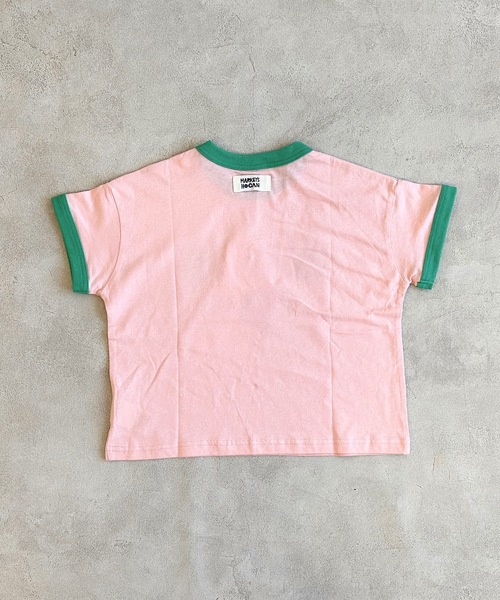 HOGAN RANCH WEAR(ホーガンランチウエア)の「リンガープリントTシャツ(kids/XS~LL)(Tシャツ/カットソー・キッズ・ミント/ピンク/オフホワイト・L/M/S/XS/LL)」の10枚目の写真