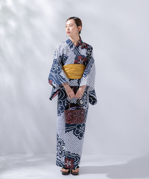 SENSE OF PLACE by URBAN RESEARCH（センスオブプレイスバイアーバンリサーチ）の「浴衣2点セットA(変織紅梅)（浴衣・レディース・その他3/その他4/その他5/パープル系その他/ブルー系その他/ピンク系その他/その他2/その他1・ONE）」の5枚目の写真