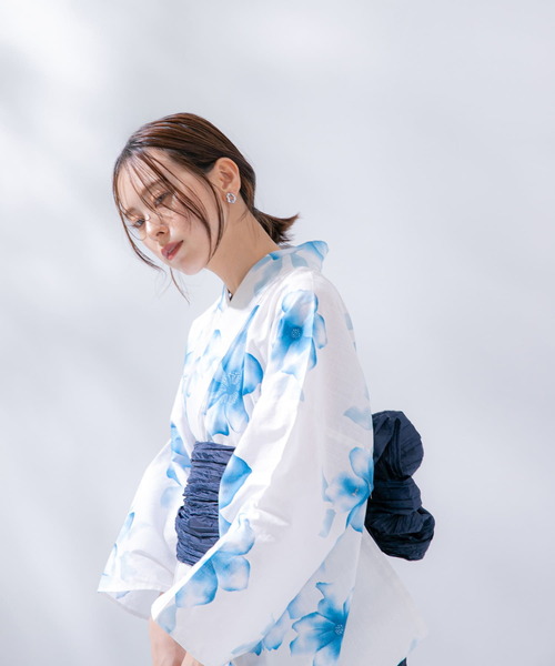 SENSE OF PLACE by URBAN RESEARCH（センスオブプレイスバイアーバンリサーチ）の「浴衣2点セットA(変織紅梅)（浴衣・レディース・その他3/その他4/その他5/パープル系その他/ブルー系その他/ピンク系その他/その他2/その他1・ONE）」の11枚目の写真