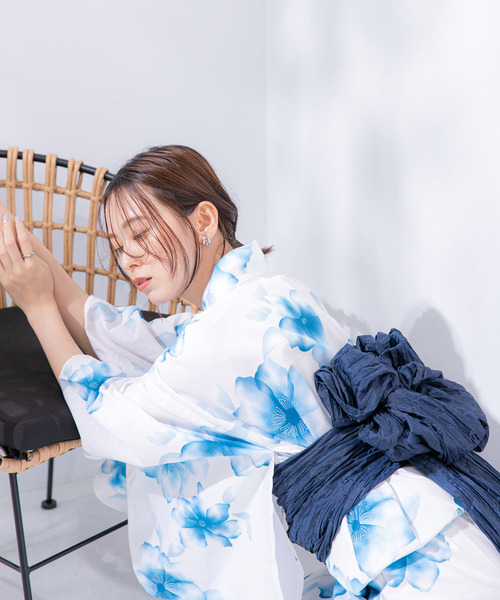 SENSE OF PLACE by URBAN RESEARCH（センスオブプレイスバイアーバンリサーチ）の「浴衣2点セットA(変織紅梅)（浴衣・レディース・その他3/その他4/その他5/パープル系その他/ブルー系その他/ピンク系その他/その他2/その他1・ONE）」の17枚目の写真