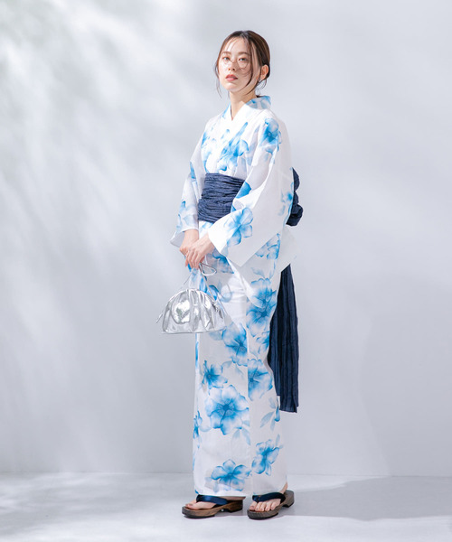 SENSE OF PLACE by URBAN RESEARCH（センスオブプレイスバイアーバンリサーチ）の「浴衣2点セットA(変織紅梅)（浴衣・レディース・その他3/その他4/その他5/パープル系その他/ブルー系その他/ピンク系その他/その他2/その他1・ONE）」の19枚目の写真