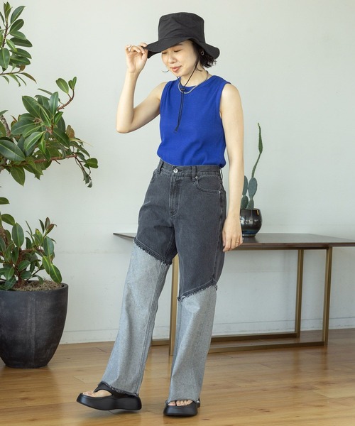 LEPSIM(レプシィム)の「サファリハット 112991(ハット・レディース・ブラック/ベージュ・ONE SIZE)」の20枚目の写真