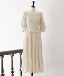 Her lip to | Meurice Short Sleeve Dress(ワンピース)