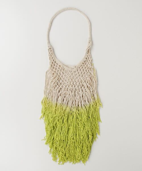 ONE DAY KMC （ワンデイケーエムシー）の「チャイハネ / ナイヤＢＡＧ / ITMP4202（トートバッグ・レディース・レッド/ライム・ONESIZE）」の2枚目の写真