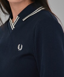 フレッドペリー レディースポロシャツ Twin Tipped Ribbed フレッドペリー レディースポロシャツ Twin Tipped Ribbed