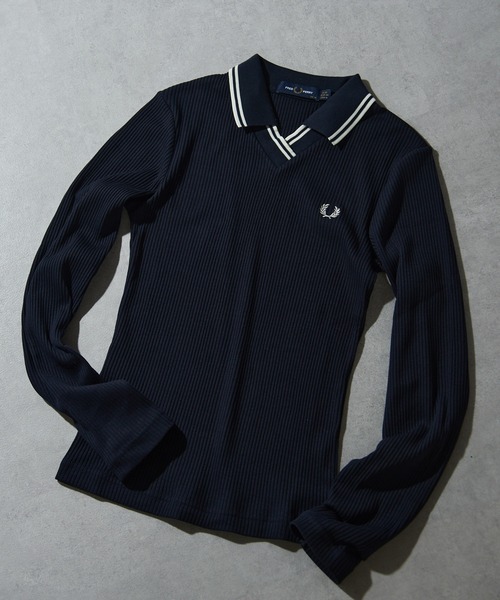 美品✨フレッドペリー ポロシャツ Ribbed Polo Shirt G5138 Ribbed Polo Shirt - G5138｜フレッドペリーの通販｜&mall