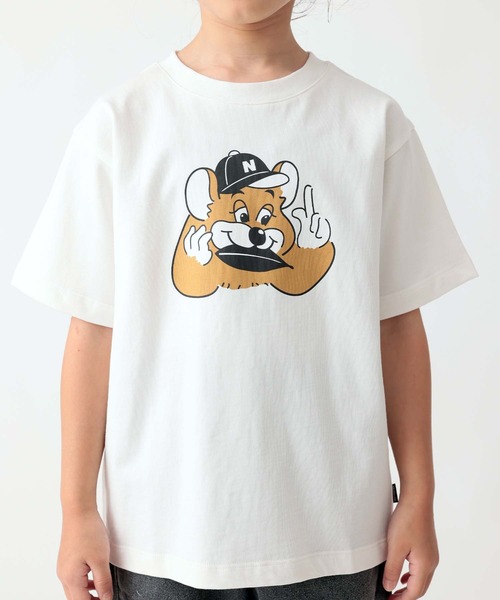 ARCH & LINE（アーチアンドライン）の「《 環境配慮素材・チャリティー 》ORGANIC COTTON TEE オーガニックコットン 定番人気素材（Tシャツ/カットソー・キッズ・ブルー系その他/グリーン系その他/ピンク系その他3/グリーン系その他2/ピンク系その他2/ホワイト系その他3/ホワイト系その他/ブラック系その他3/ホワイト系その他4/ホワイト系その他2/ブラック系その他/ホワイト系その他5/イエロー系その他/ブラック系その他2/グレー系その他/ピンク系その他/ブルー系その他2・MEDIUM/SMALL/X-LARGE/LARGE）」の5枚目の写真