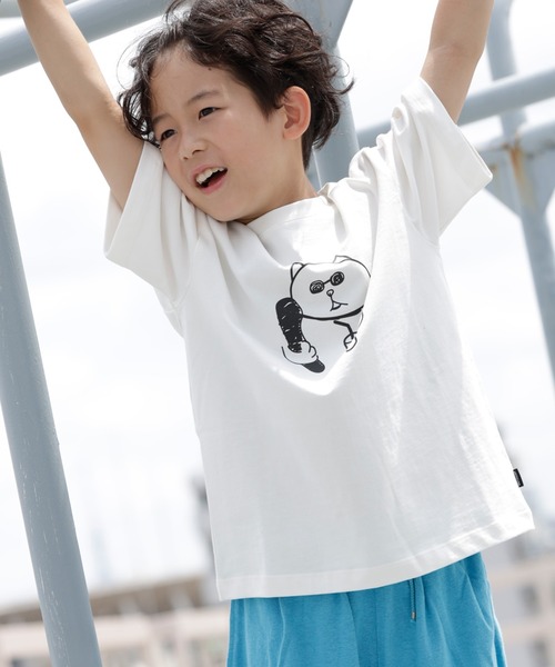 ARCH & LINE（アーチアンドライン）の「《 環境配慮素材・チャリティー 》ORGANIC COTTON TEE オーガニックコットン 定番人気素材（Tシャツ/カットソー・キッズ・ブルー系その他/グリーン系その他/ピンク系その他3/グリーン系その他2/ピンク系その他2/ホワイト系その他3/ホワイト系その他/ブラック系その他3/ホワイト系その他4/ホワイト系その他2/ブラック系その他/ホワイト系その他5/イエロー系その他/ブラック系その他2/グレー系その他/ピンク系その他/ブルー系その他2・MEDIUM/SMALL/X-LARGE/LARGE）」の6枚目の写真