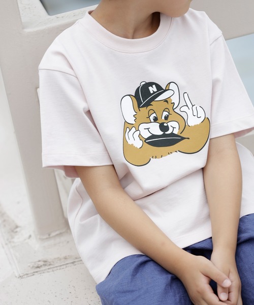 ARCH & LINE（アーチアンドライン）の「《 環境配慮素材・チャリティー 》ORGANIC COTTON TEE オーガニックコットン 定番人気素材（Tシャツ/カットソー・キッズ・ブルー系その他/グリーン系その他/ピンク系その他3/グリーン系その他2/ピンク系その他2/ホワイト系その他3/ホワイト系その他/ブラック系その他3/ホワイト系その他4/ホワイト系その他2/ブラック系その他/ホワイト系その他5/イエロー系その他/ブラック系その他2/グレー系その他/ピンク系その他/ブルー系その他2・MEDIUM/SMALL/X-LARGE/LARGE）」の17枚目の写真