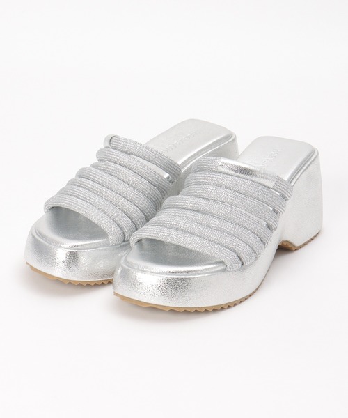 notch.（ノッチ）の「チューブウエッジサンダル（サンダル・レディース・ブラック/シルバー系・M/L）」の18枚目の写真