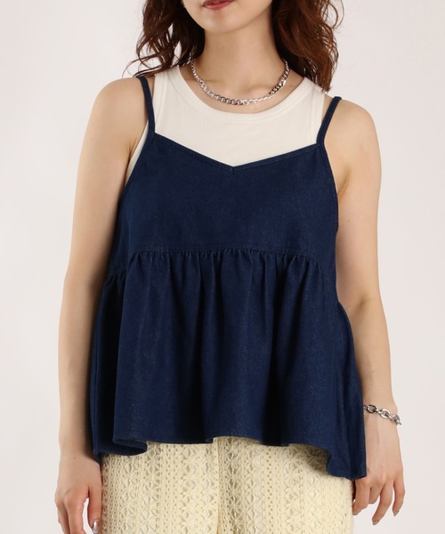 デニムビスチェ（シャツ/ブラウス）｜1chaku.（イッチャク）