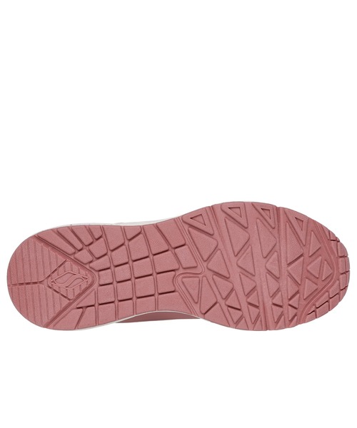 SKECHERS（スケッチャーズ）の「SKECHERS UNO WEDGE - HI STEPS / スケッチャーズ ウノ ウェッジ ハイステップス（スニーカー・レディース・ブラック×ブラック/ホワイト/ブラック/ローズ・22.5cm/23cm/23.5cm/24cm/24.5cm/25cm）」の12枚目の写真