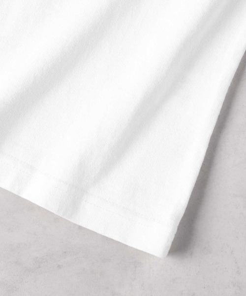 BARNS（バーンズ）の「【BARNS】クロスオーバーネック Tシャツ（Tシャツ/カットソー・メンズ・ブラック/ホワイト・L/XL/M）」の4枚目の写真