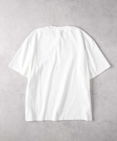 BARNS（バーンズ）の「【BARNS】クロスオーバーネック Tシャツ（Tシャツ/カットソー・メンズ・ブラック/ホワイト・L/XL/M）」の5枚目の写真