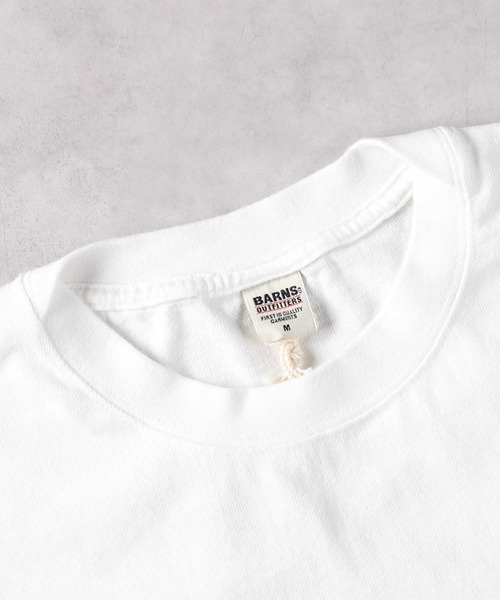 BARNS（バーンズ）の「【BARNS】クロスオーバーネック Tシャツ（Tシャツ/カットソー・メンズ・ブラック/ホワイト・L/XL/M）」の7枚目の写真