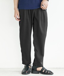 MinoriTY | 【MinoriTY】接触冷感テックリネンテーパードパンツ スラックス メンズ ワイドパンツ チノパン 夏服 ワイドシルエット(スラックス)