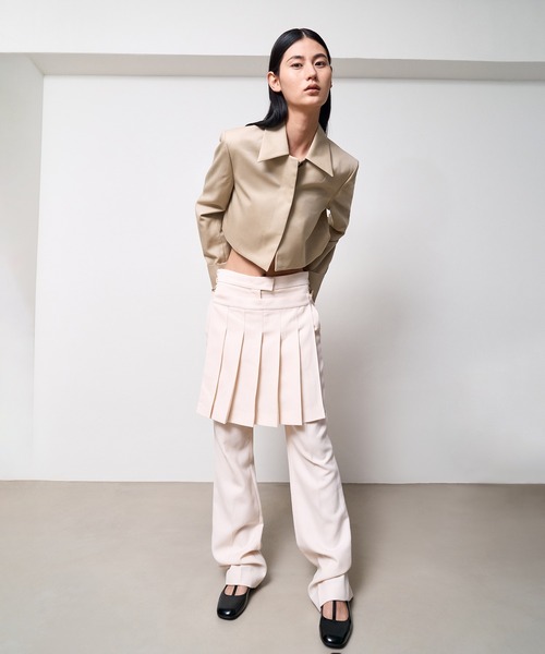 CHARLES & KEITH(チャールズ & キース)の「パテント Tバーアンクルストラップバレエフラット(バレエシューズ・レディース・ブラック系その他6/オフホワイト・22.5cm/23cm/23.5cm/24.5cm/25cm)」の13枚目の写真