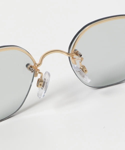 KBF（ケイビーエフ）の「アンダーリムレスサングラス（メガネ・レディース・グレー/クリア/ブラウン・ONE）」の12枚目の写真