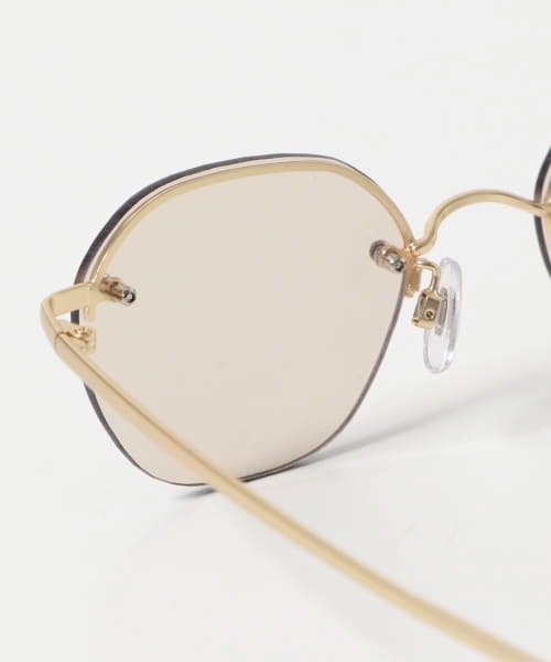 KBF（ケイビーエフ）の「アンダーリムレスサングラス（メガネ・レディース・グレー/クリア/ブラウン・ONE）」の15枚目の写真