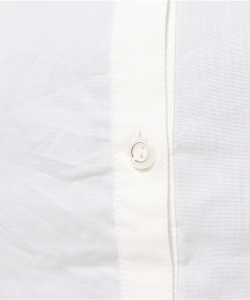 GLOBAL WORK（グローバルワーク）の「ピンオックスシャツ長袖/566278（シャツ/ブラウス・レディース・ホワイト/ライトグレー/グレー/ライトブルー/ネイビー/オフホワイト・LARGE/SMALL/MEDIUM）」の8枚目の写真