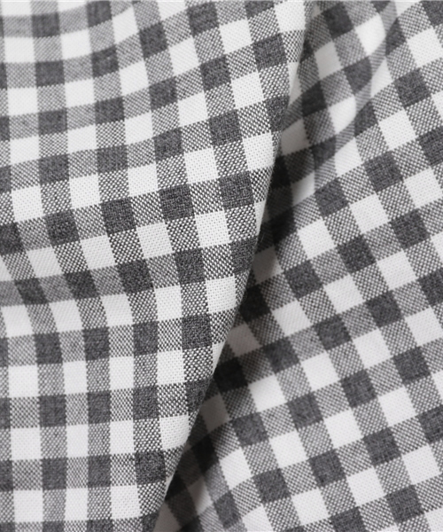 GLOBAL WORK（グローバルワーク）の「ピンオックスシャツ長袖/566278（シャツ/ブラウス・レディース・ホワイト/ライトグレー/グレー/ライトブルー/ネイビー/オフホワイト・LARGE/SMALL/MEDIUM）」の10枚目の写真