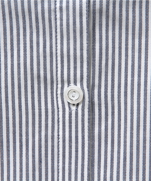 GLOBAL WORK（グローバルワーク）の「ピンオックスシャツ長袖/566278（シャツ/ブラウス・レディース・ホワイト/ライトグレー/グレー/ライトブルー/ネイビー/オフホワイト・LARGE/SMALL/MEDIUM）」の11枚目の写真