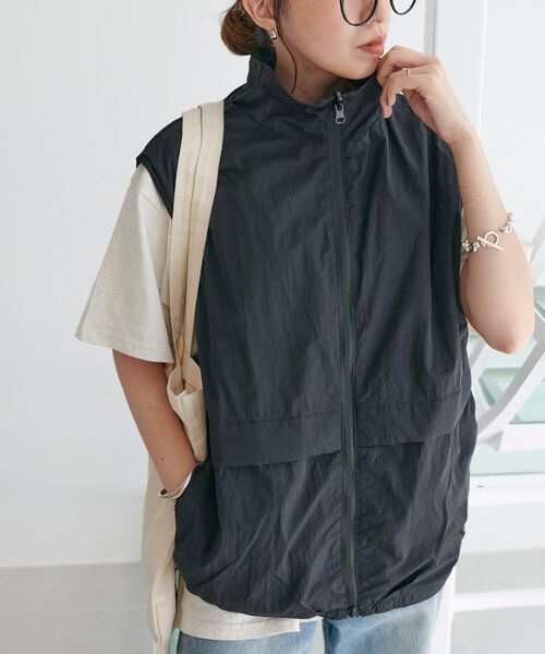 TENBOX 10匣 リバーシブル ナイロン ベスト TENBOX(テンボックス)Fleece/Nylon Reversible Vest (TBX-017VT-24