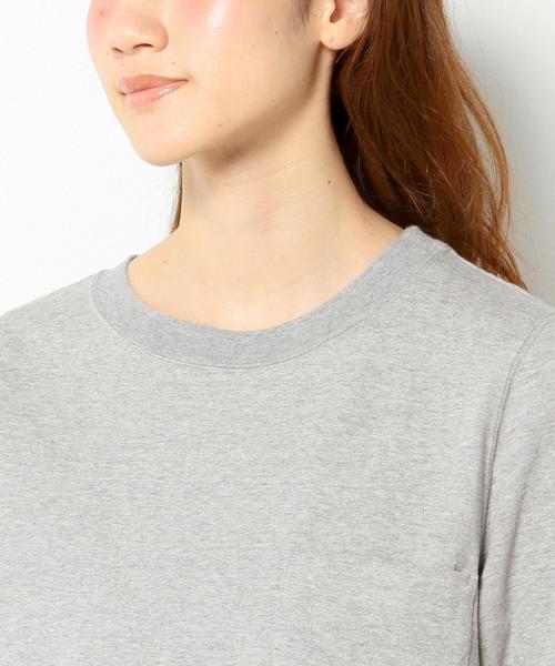 Another Edition（アナザーエディション）の「■7ブ袖ショートTシャツ/AEBC SHORT Tee 7SL◆（Tシャツ/カットソー・レディース・ブラック/ライトグレー/オリーブ/ネイビー・フリー）」の9枚目の写真