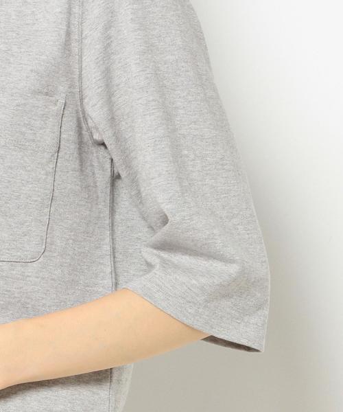 Another Edition（アナザーエディション）の「■7ブ袖ショートTシャツ/AEBC SHORT Tee 7SL◆（Tシャツ/カットソー・レディース・ブラック/ライトグレー/オリーブ/ネイビー・フリー）」の10枚目の写真