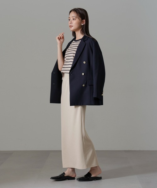 NANO universe（ナノユニバース）の「ポンチカットIラインマキシスカート（スカート・レディース・グレー/ブラック/グレー系その他4・FREE）」の16枚目の写真