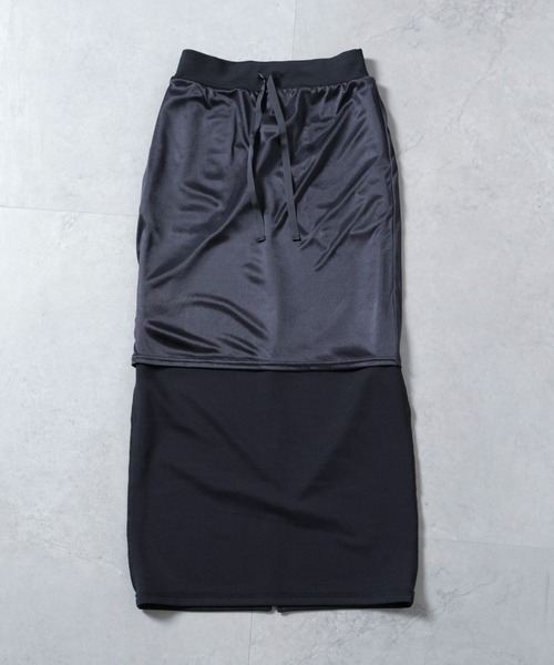 NANO universe（ナノユニバース）の「ポンチカットIラインマキシスカート（スカート・レディース・グレー/ブラック/グレー系その他4・FREE）」の7枚目の写真