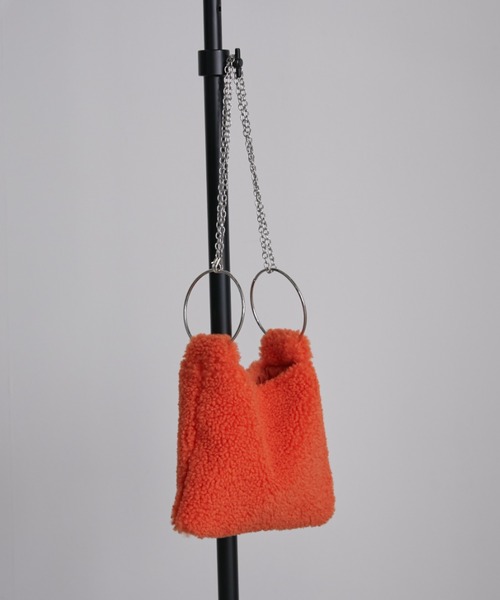 Aunt Marie's(アントマリーズ)の「2WAYファーチェーンBAG/ショルダーバッグ(ショルダーバッグ・レディース・グレイッシュベージュ/アイボリー/オレンジ/その他・FREE)」の14枚目の写真