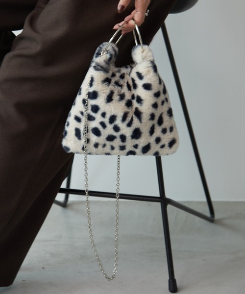 2WAYファーチェーンBAG/ショルダーバッグ（ショルダーバッグ