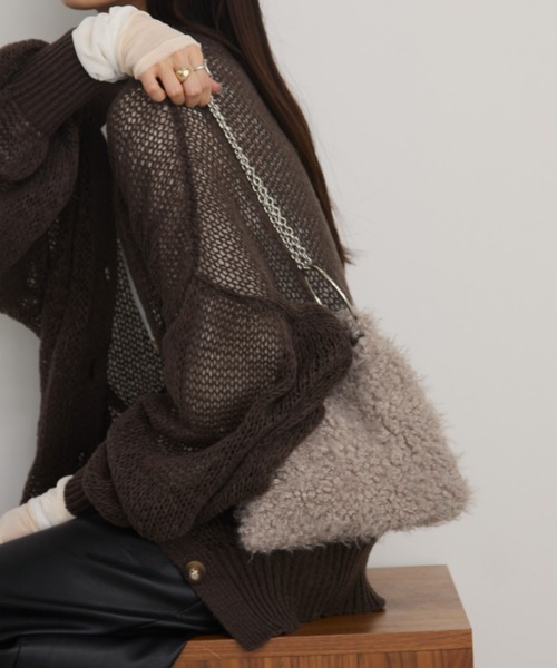 2WAYファーチェーンBAG/ショルダーバッグ（ショルダーバッグ）｜Aunt