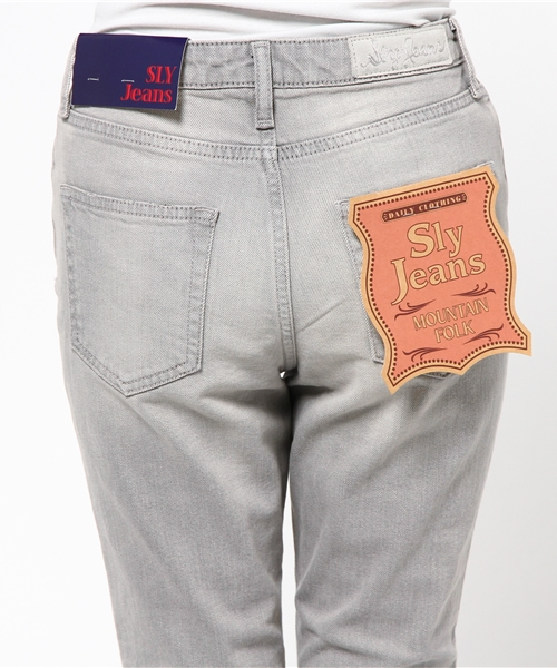 SLY（スライ）の「Marion JW Ankle Slim-E（デニムパンツ・レディース・グレー・1/0/2）」の6枚目の写真